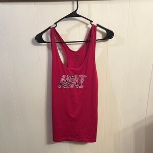Nike Fuchsia Racerback Tank with Logo women’s large